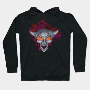 Flaming Demon Skull Hoodie